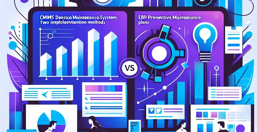 CMMS 设备维护系统 vs ERP：预防性保养计划的 2 种落地方式